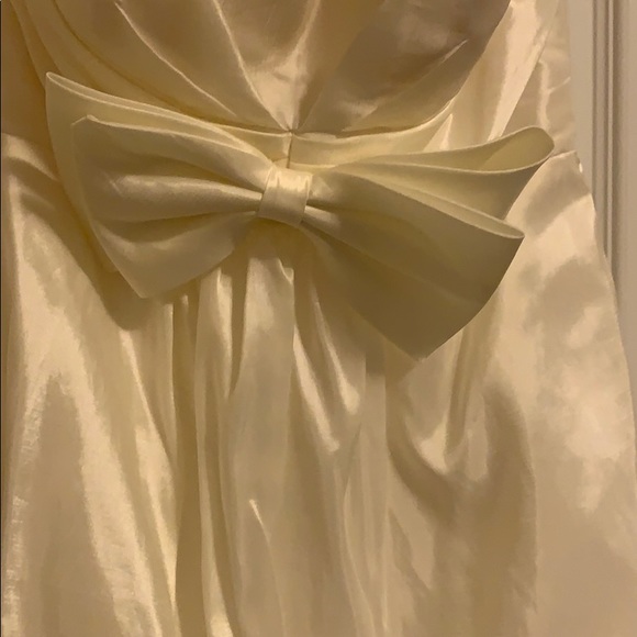 Strapless Cream Bridesmaid or Prom dress - Picture 3 of 6